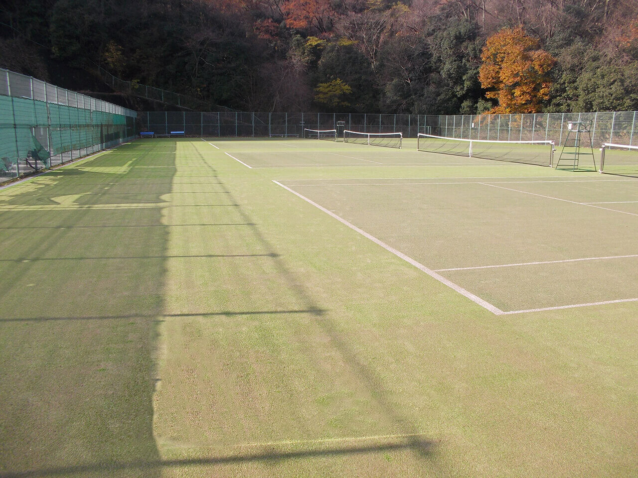 総合スポーツセンターテニスコート改修工事