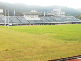 皇子山総合運動公園ワールドカップ対応天然芝拡張工事